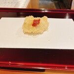 天ぷら たけうち - 鱧とかつお梅