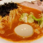 麺屋 真心 - 煮玉子トッピング