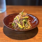 八文字 - 真鯛青とうがらしもろみあえ