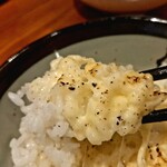 麺屋 真心 - チーズが炙ってあります！