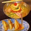 居酒屋 焼肉 明月館 - 冷麺　餃子３個