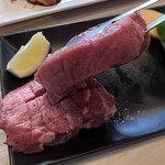 焼肉家けんちゃん - ハラミステーキ1078円