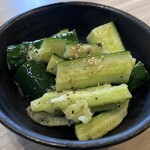 焼肉家けんちゃん - 塩ダレきゅうり418円