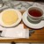 観音屋 - 料理写真:デンマークチーズケーキセット（\848）