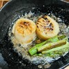 山のしずく旬菜家 - ほたてアスパラバター焼き