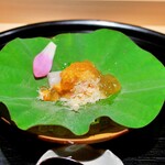 西麻布野口 - 蟹の土佐酢ジュレがけ