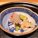 西麻布野口 - ひらめと石垣貝