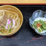 大政寿司 - 肉うどんと小鉢