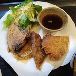 隠れ家 どん亭 - かつおの唐揚げ定食