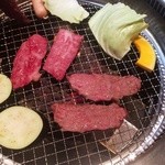 なかの・畜産 - 焼いてる最中