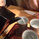 手打ち蕎麦 寺田家 - 蕎麦湯割り