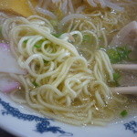 中華そば（並）麺はこんな感じ