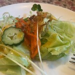 ぽか羅 - サラダも美味しい