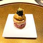 恵比寿 うしみつ - 和牛のパイキャビユッケ