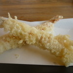 手打ち蕎麦　いよ翁 - 天ざる蕎麦（えび天）