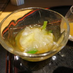 日本料理 みや  - 26年3月　のれそれと根三つ葉、このわた