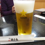 Sushi Choushimaru - 生ビール【2014年3月夜】