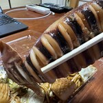 二代目 だるま 本店 - 【2024.6.8(土)】いかポッポ焼きそば（中麺・200g）980円のイカ