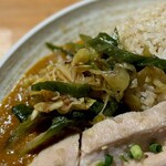 吉田カレー  - 長ネギのアチャール