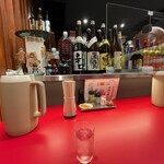 南海飯店 - 店内奥の新設カウンター