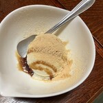 ちゃんこ大岳 - デザート　きなこ黒蜜アイス