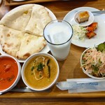 カレー&糀ダイニング 空とぶぞう - ダブルカレーセット　¥1,100