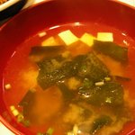 天婦羅 江戸平 - お味噌汁