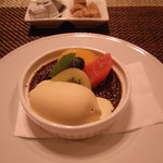 Bistro Aoi - コースのデザート　クレムブリュレ