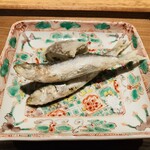 日本料理FUJI - 【写真⑤】鰯の唐揚げ、椎茸(玉取茸、藤枝市)おかき揚げ