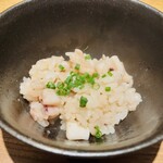 日本料理FUJI - 【写真㉒】ジンドウイカの炊き込みご飯(おかわり)