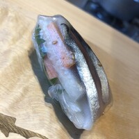 鮨 すがひさ - 酢鯖となますの生春巻き