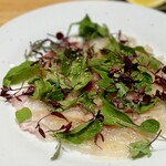 洋食 おがた - 明石 活鯛 ひとしお カルパッチョ レモンと塩