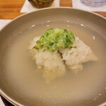 蕎麦割烹  倉田 - 淡路島産 鱧のお椀