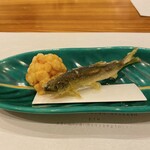 蕎麦割烹  倉田 - 琵琶湖産稚鮎天ぷら、とうもろこしのかき揚げ