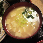 ごはん畑 - 豆腐たっぷり味噌汁