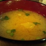 エガサン - 味噌汁
      