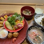 静鉄ホテルプレジオ - 料理写真:一泊目の朝食　ちびラーメン付