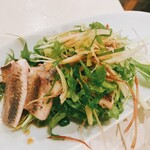 釣りあじ食堂 - 炙りいわし薬味ポン酢 680円