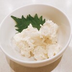 釣りあじ食堂 - お通しのポテサラ
