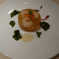 和黒 北野坂本店 - 前菜(魚介とコンソメゼリー)