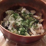 温味 - 2014/03　あわび、ほたて、牡蛎ごはん。