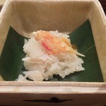 温味 - 2014/03　毛がにとイバラガニの内子の飯蒸し
      