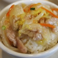 莉苑 - 女将お奨め、あんかけご飯