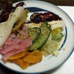 おお矢 - 美味しい漬物が一人分でこんなに沢山