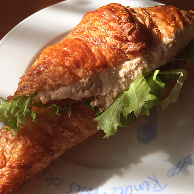 クロワッサンサンドが美味しい By Tsururiko Paul 神楽坂店 ポール 牛込神楽坂 カフェ 食べログ