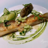 レストラン リューズ - 夏のスペシャリテ、鮎のクルスティアン