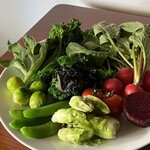 メネフネ - 地産地消　地元の新鮮なお野菜を使用しております。