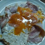 味の蔵どんつく - ベーコンエッグ