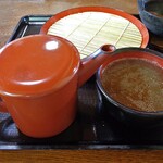 そば処 しろやま - 蕎麦湯