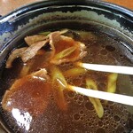 そば処 しろやま - 「鴨せいろそば」の鴨汁